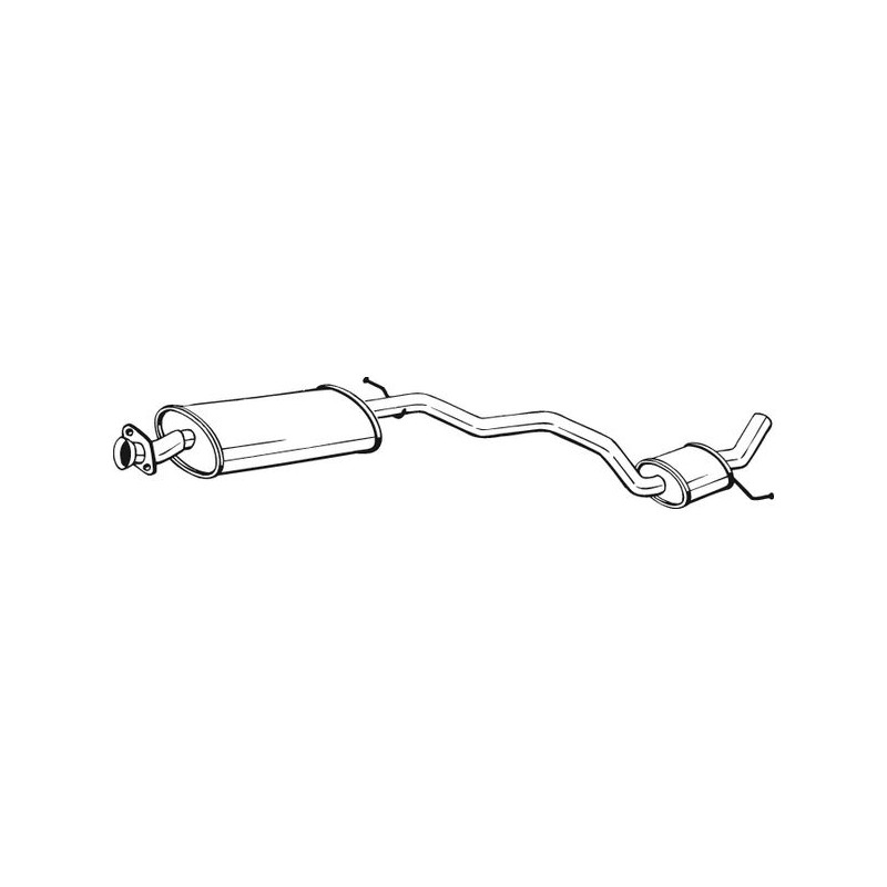 Silencieux d'échappement Central Pour Alfa Romeo 147 46739669