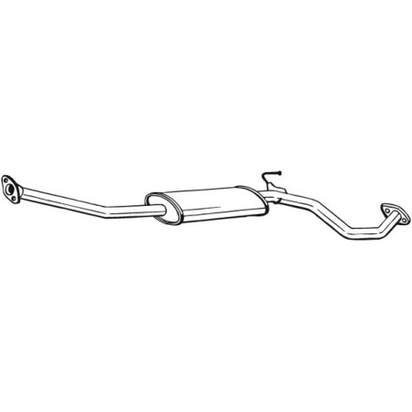 Silencieux d'échappement Central Pour Nissan Micra III 20300AY100