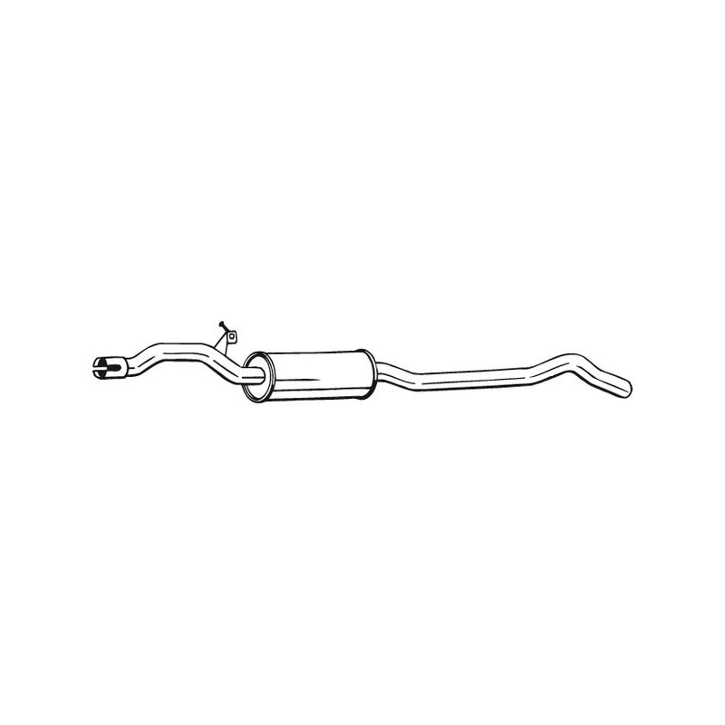 Silencieux d'échappement Central Pour Audi A4 Avant 8K0253409AA 8K0253409D
