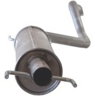 Silencieux d'échappement Central Pour Opel Zafira A Monospace Vauxhall 93191953