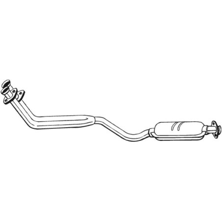 Silencieux d'échappement Avant Pour MERCEDES 190