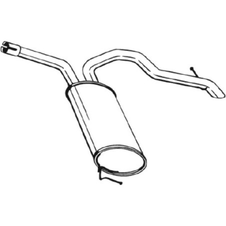 Silencieux d'échappement Arrière Pour Renault Opel Nissan Vauxhall 8200048489