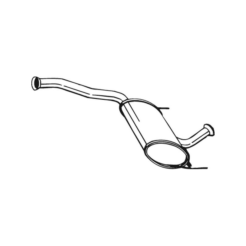 Silencieux d'échappement Central Pour Renault Laguna I Grandtour 7700423378
