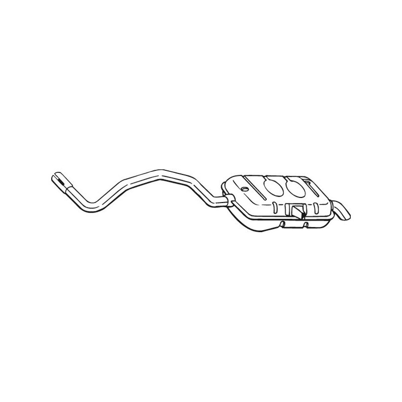 Silencieux d'échappement Arrière Pour Renault Grand Scénic II 8200561505