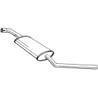 Silencieux d'échappement Central Pour VW Transporter IV 023253409S 044253409F