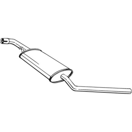 Silencieux d'échappement Central Pour VW Transporter IV 023253409S 044253409F