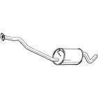 Silencieux d'échappement Central Pour Ford Tourneo Connect Transit 1494996