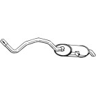 Silencieux d'échappement Arrière Pour Renault Grand Scénic III 200101727R