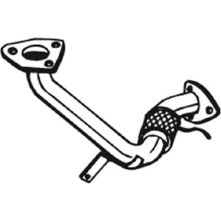 Tuyau d'échappement Pour Land Rover Freelander Soft Top WCD105220