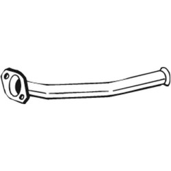 Tuyau d'échappement Pour Peugeot 206 A Trois Volumes CC 1705HG