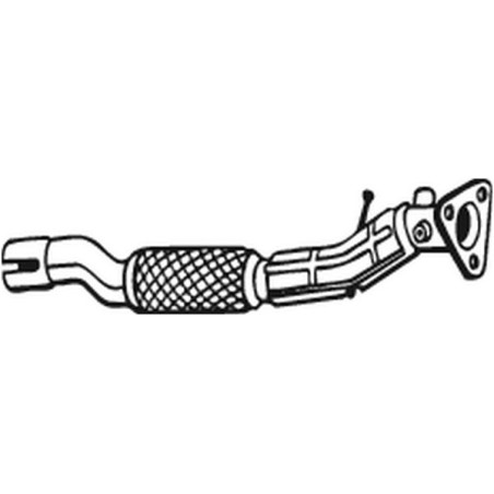 Tuyau d'échappement Pour Fiat 500 C Panda - 51777303