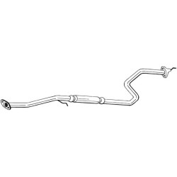 Silencieux d'échappement Central Pour Honda 18220S01E11 18220S04E11