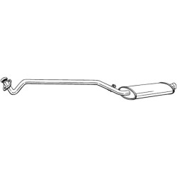 Silencieux d'échappement Avant Pour Renault Trafic 7700788160