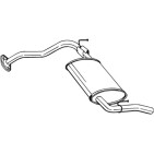 Silencieux d'échappement Arrière Pour Mazda 323 F V P Z51140100 Z53340100