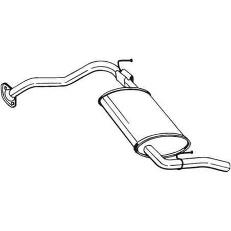 Silencieux d'échappement Arrière Pour Mazda 323 F V P Z51140100 Z53340100