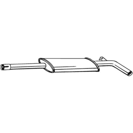 Silencieux d'échappement Central Pour Renault Grand Scénic II 8200276005