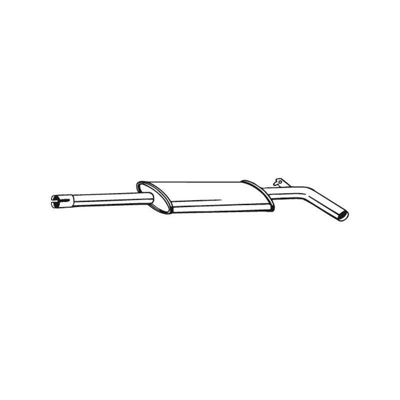 Silencieux d'échappement Central Pour Renault Grand Scénic II 8200276005