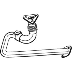 Tuyau d'échappement Pour Toyota Land Cruiser 1740154050
