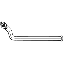Tuyau d'échappement Pour Peugeot Fiat Citroën 1705E1 1475423080 1705E2