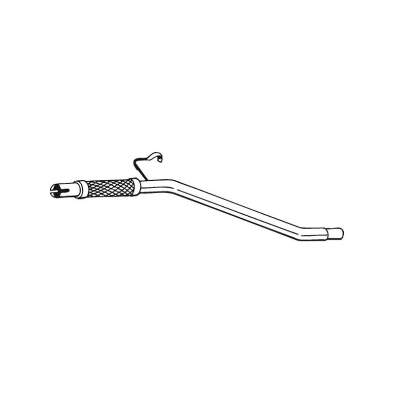 Tuyau d'échappement Pour Fiat Panda 71765077 7762041