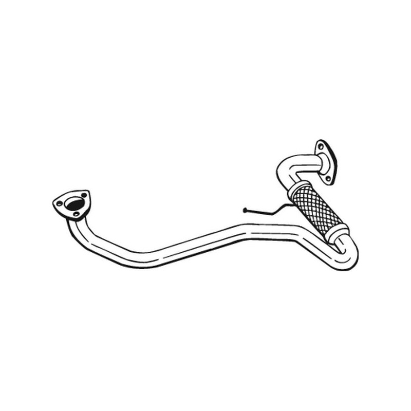 Tuyau d'échappement Pour Ford Transit 7287399