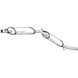 Silencieux d'échappement Arrière Pour Rover Mini WCE10172 WCE103370