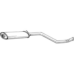 Silencieux d'échappement Central Pour Peugeot 306 Citroën Xsara