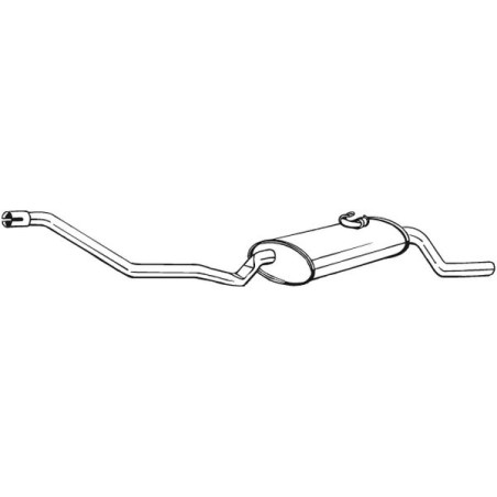 Silencieux d'échappement Arrière Pour VW Polo 867253609A 867253609AA