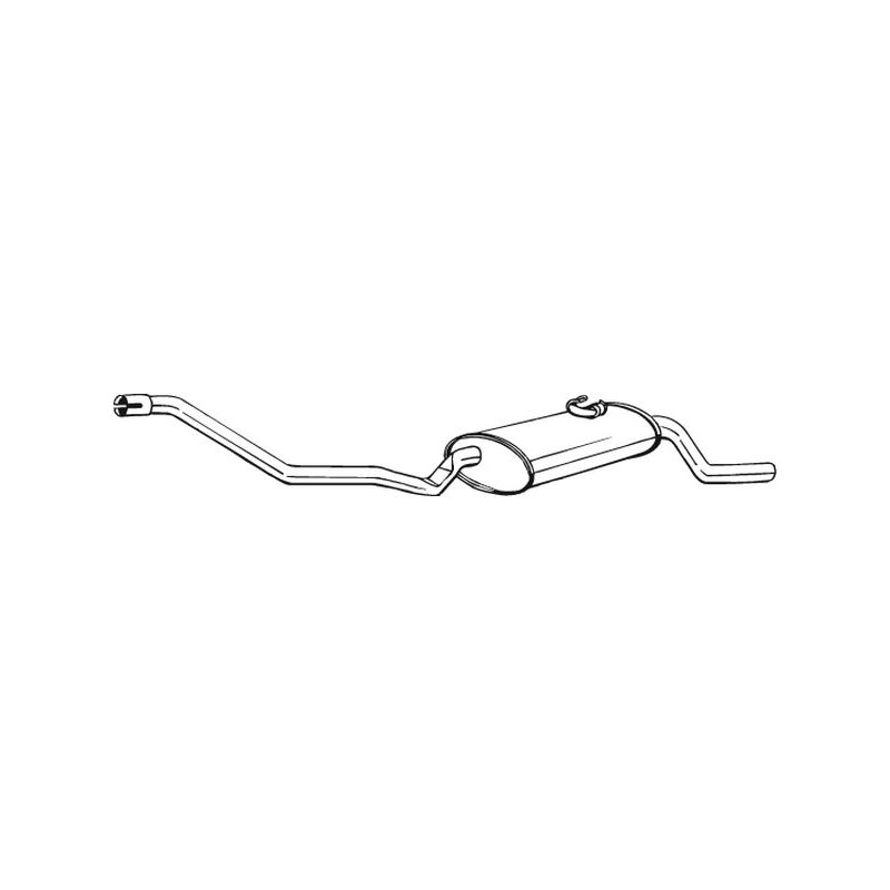 Silencieux d'échappement Arrière Pour VW Polo 867253609A 867253609AA