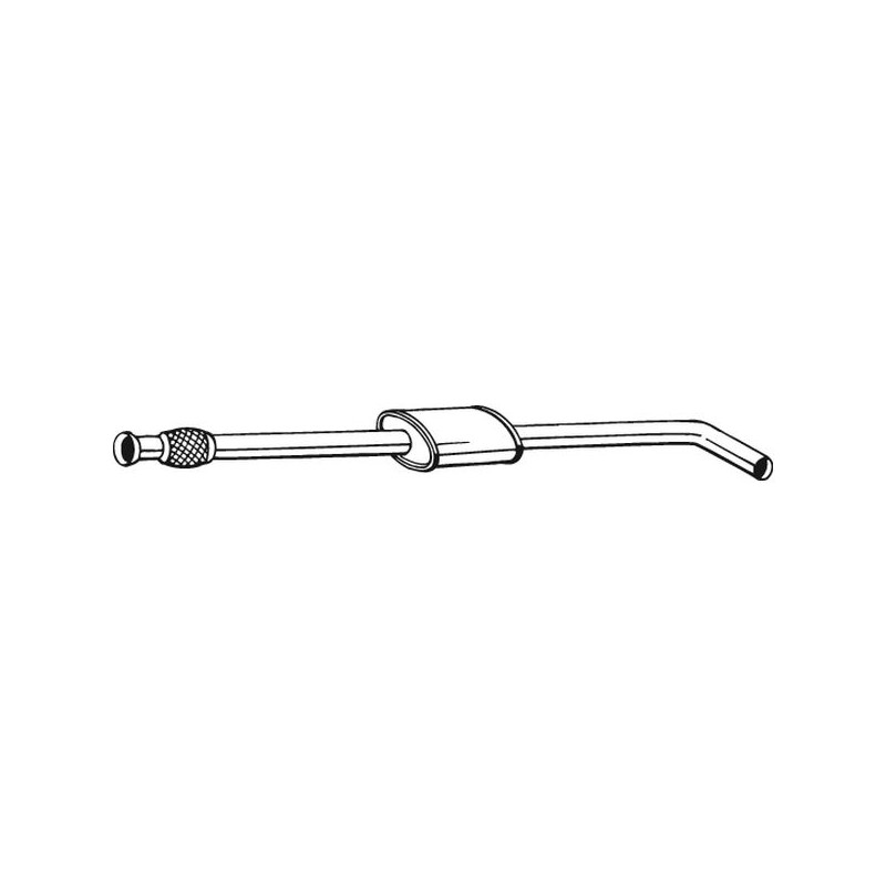Silencieux d'échappement Central Pour Renault Megane I Cabriolet 7700844690