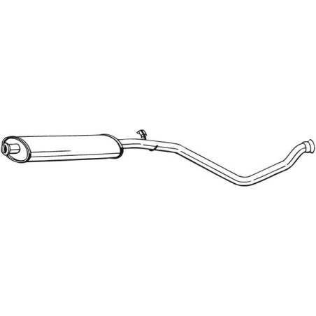 Silencieux d'échappement Central Pour Peugeot 306 171726