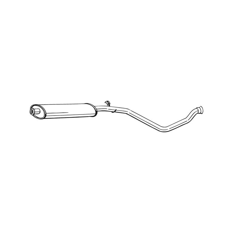 Silencieux d'échappement Central Pour Peugeot 306 171726