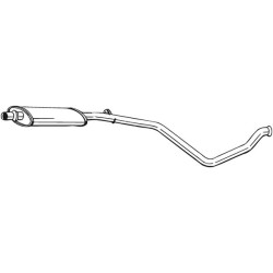 Silencieux d'échappement Central Pour Peugeot 306 171737 171748