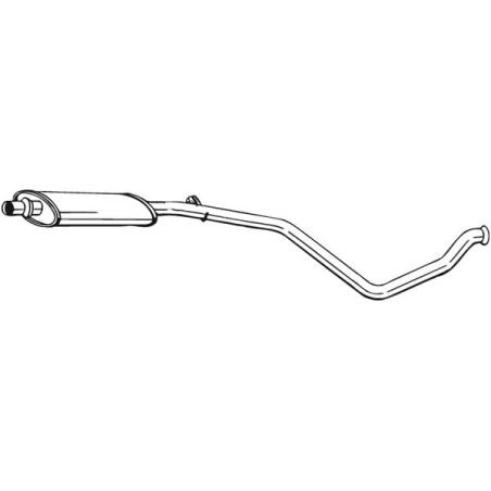 Silencieux d'échappement Central Pour Peugeot 306 171737 171748