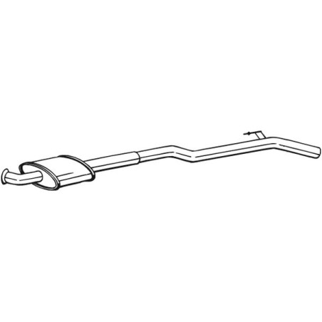 Silencieux d'échappement Central Pour Renault Clio II 7700419246