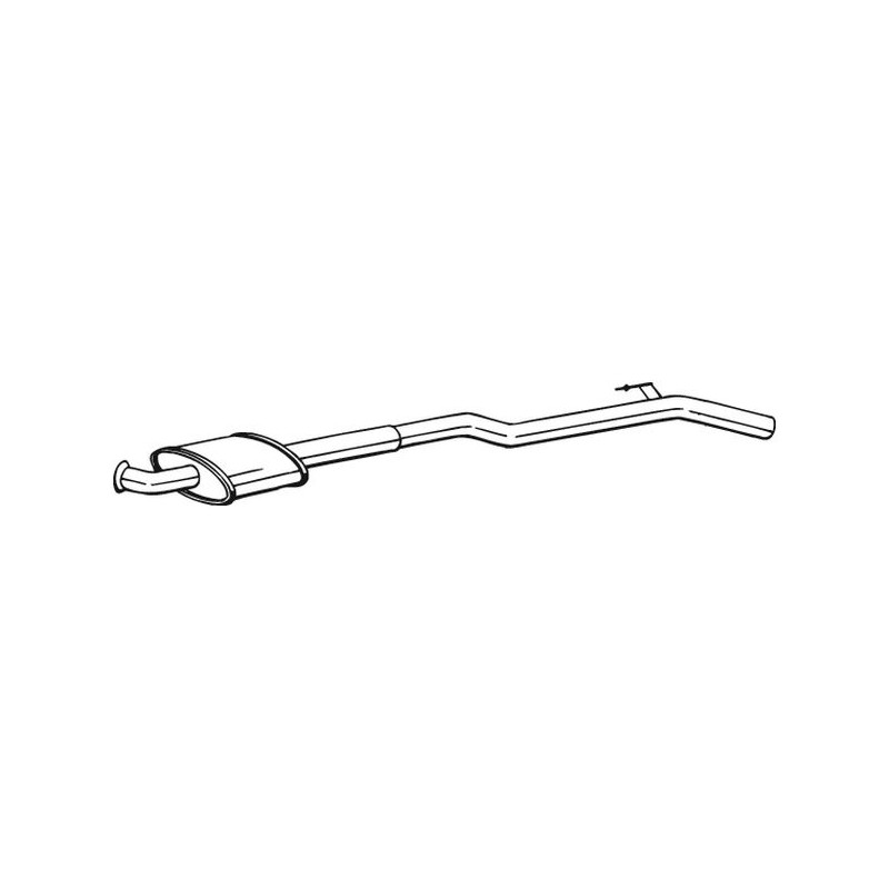 Silencieux d'échappement Central Pour Renault Clio II 7700419246