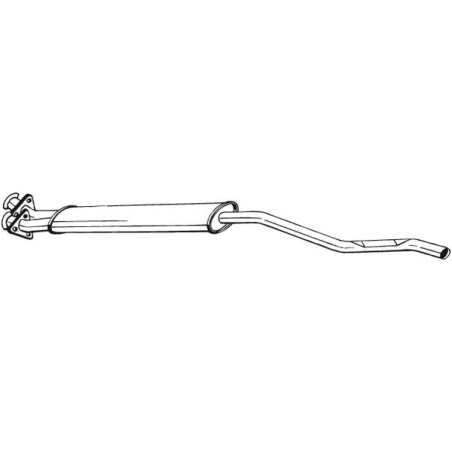 Silencieux d'échappement Central Pour BMW 3 Touring 18101719277 18121177945