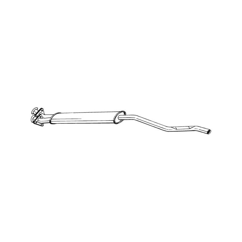 Silencieux d'échappement Central Pour BMW 3 Touring 18101719277 18121177945