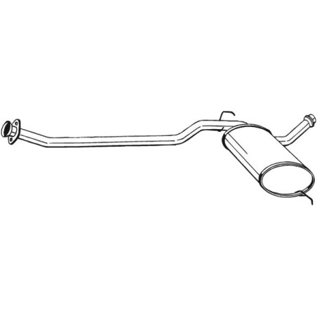 Silencieux d'échappement Central Pour Renault 21 A Trois Volumes 7700797176