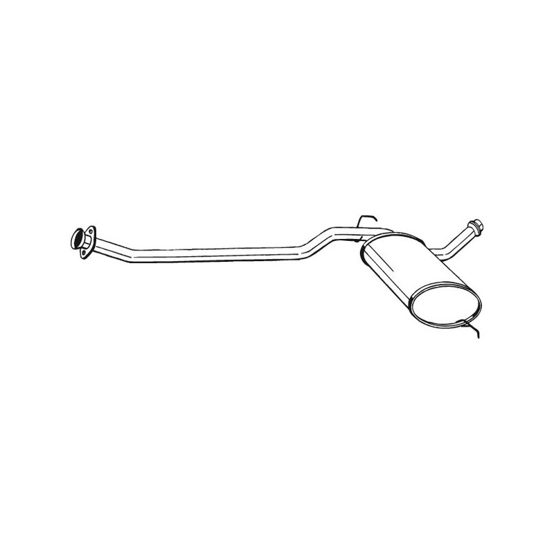 Silencieux d'échappement Central Pour Renault 21 A Trois Volumes 7700797176