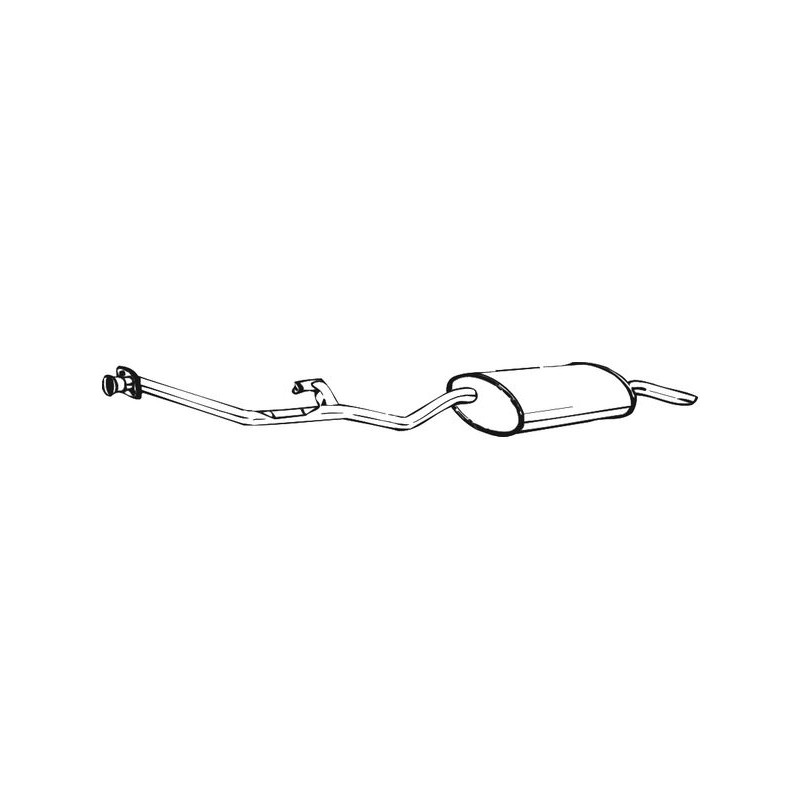 Silencieux d'échappement Arrière Pour BMW 3 Touring 18101705789 18101719498