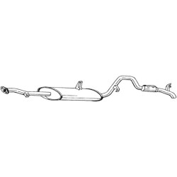 Silencieux d'échappement Arrière Pour Suzuki Vitara Cabrio 1430060A40