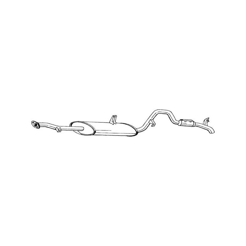 Silencieux d'échappement Arrière Pour Suzuki Vitara Cabrio 1430060A40