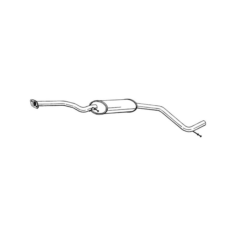 Silencieux d'échappement Central Pour Ford Mondeo I A Trois Volumes II 1041169