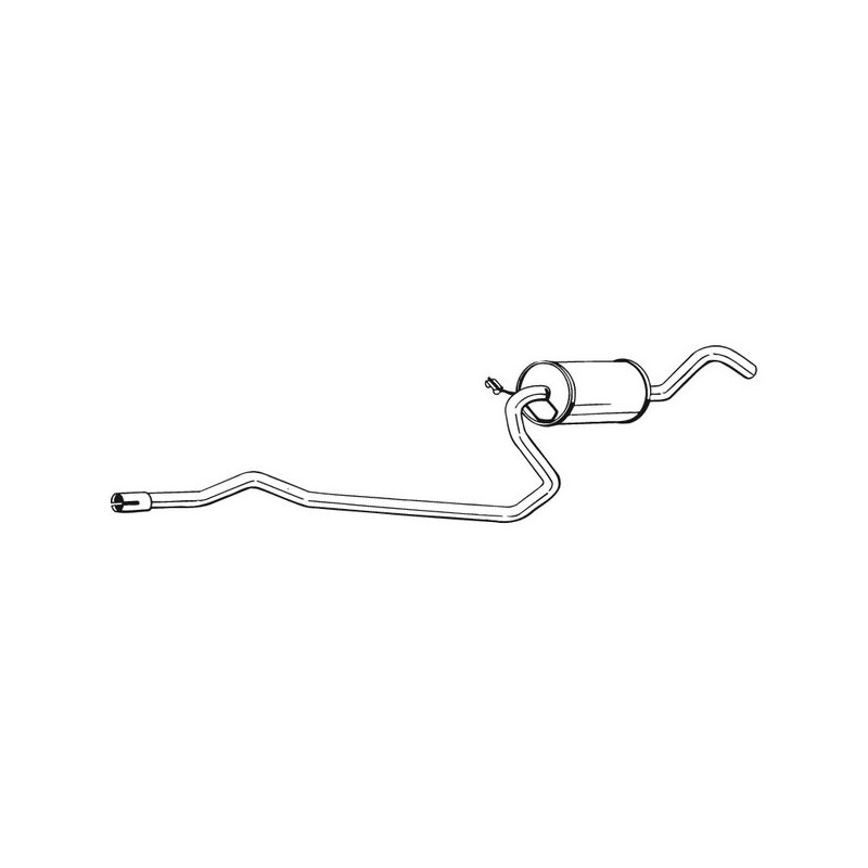 Silencieux d'échappement Central Pour Ford 6189447 6872592 6990381 6990383