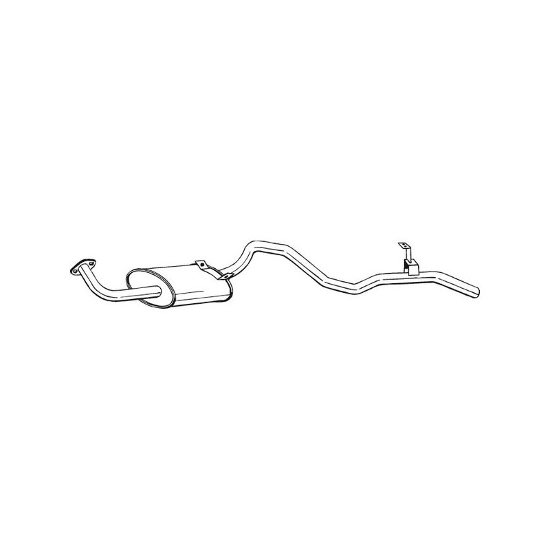 Silencieux d'échappement Arrière Pour Toyota Land Cruiser 1743054840