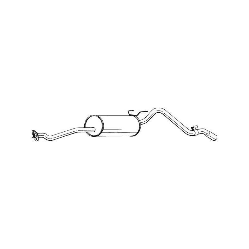Silencieux d'échappement Arrière Pour VW Taro Toyota Hilux V Pick-up