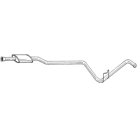 Silencieux d'échappement Central Pour Renault Super 5 7700779636 7700781509
