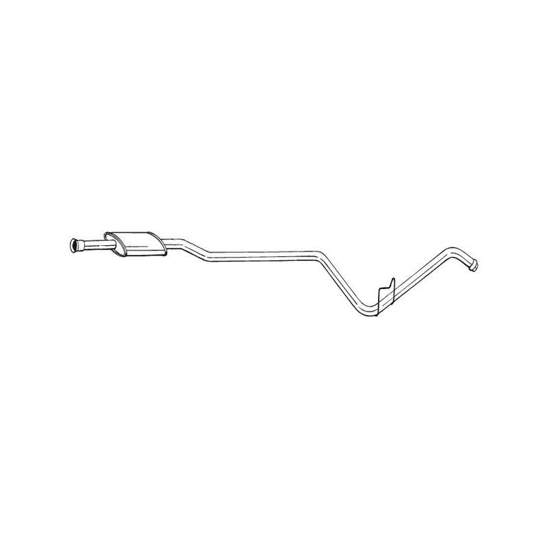 Silencieux d'échappement Central Pour Renault Super 5 7700779636 7700781509