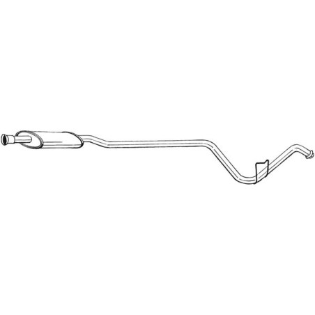 Silencieux d'échappement Central Pour Renault 7700779634 7700781507